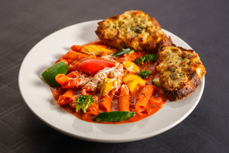 Dions Penne Arrabbiata with spicy tomato sauce