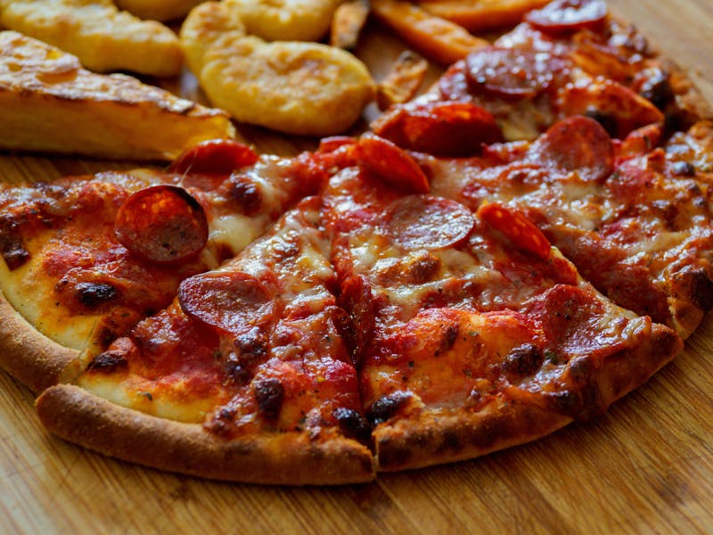 Dions Meat Lovers pizza — pepperoni, sausage and more